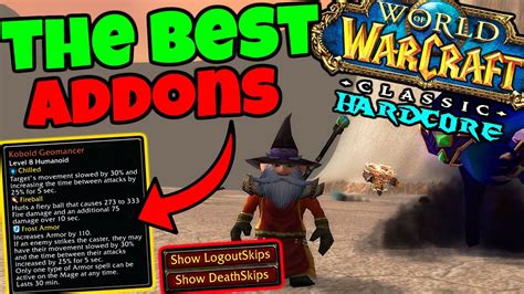 best wow hardcore addons|More.